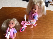 Simba Doll On Cycle Blonde Hair