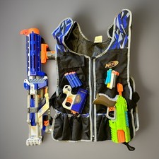 Nerf N-strike Spectre rev-5 Blaster blue bundle  