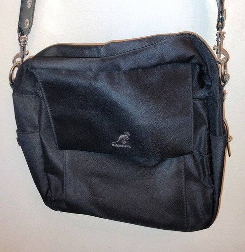 Kangol black crossbody bag - kangol,