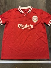 Liverpool 1996 -1998 Home Shirt - Large - Retro Remake -96/97 - 97-98