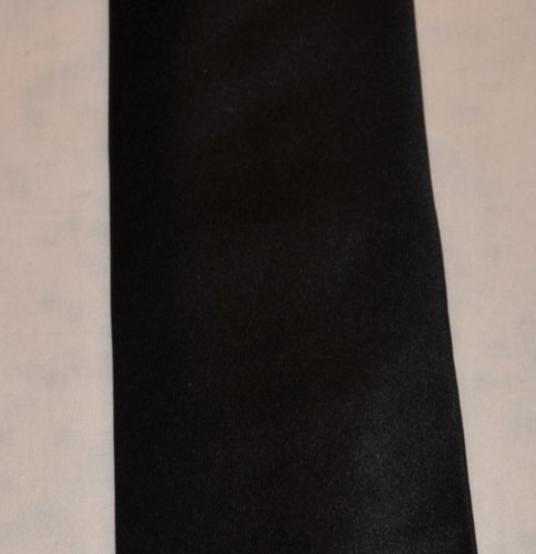 Duchamp black silk tie approx