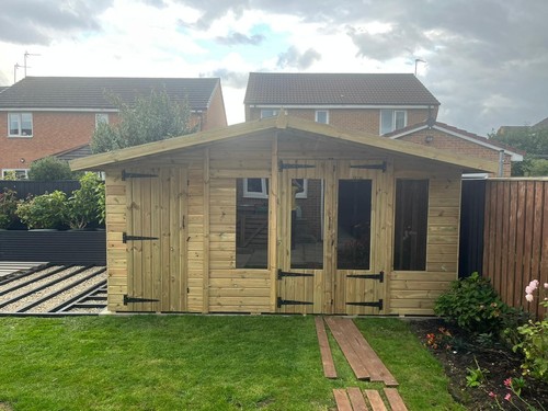 14x10 summer house shed combi - summer,