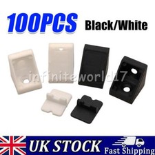 100x Plastic Corner Bracket