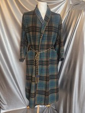 Vintage Men's Housecoat Tartan
