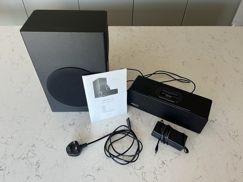 Ipod sound bar with - bar, dock