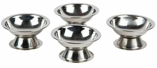 Ice cream sundae dishes pack - cream,