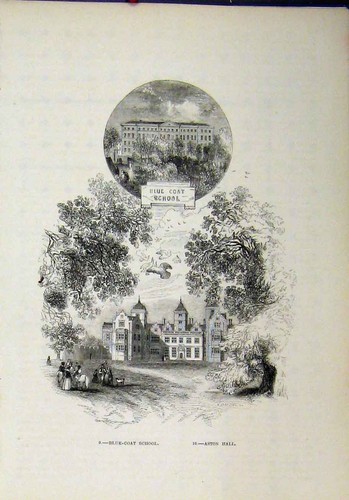 Original old antique print - original,