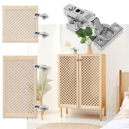 Natural lattice cabinet - lattice, front