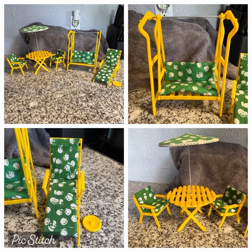 Vtg sindy doll garden patio - sindy,
