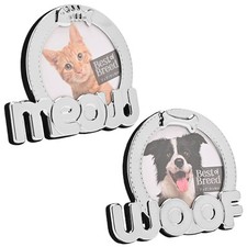 Pet Photo Frame 3'x3' Silver