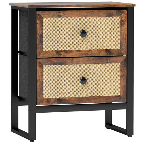 Homcom bedside table with - table, 2