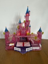Vintage Bluebird Polly Pocket Disney Cinderella Wedding Castle 1995 Lights Up!
