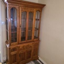 Antique Dresser with Glass