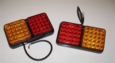 2 TRAILER REAR LED LIGHT 10-30V FIT IFOR WILLIAMS BRIAN JAMES BLUE LINE ERDE