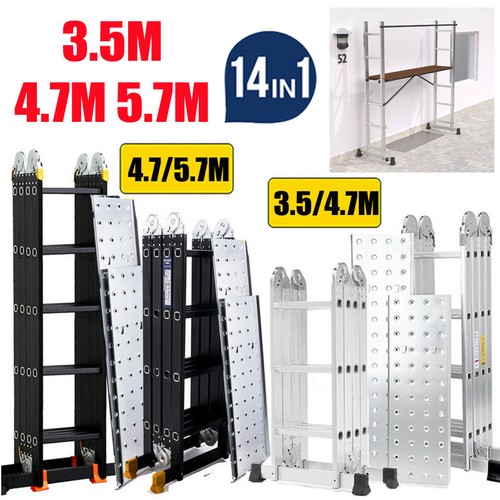 7m folding ladder - 4.7/5.7m,