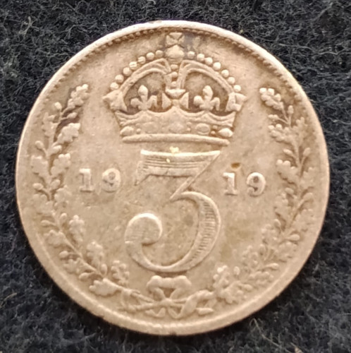 Pence piece 1919 - 3, 1919,
