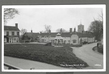 Vintage RP postcard The Green, West Mill, Buntingford, Hertfordshire.