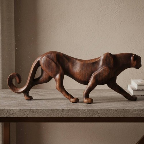 Leopard statue luxury - statue,