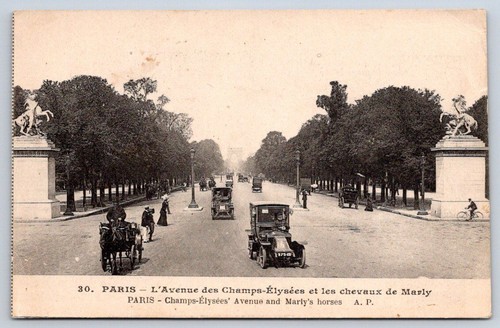 Antique paris champselysees - antique,