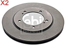 Front Brake Disc x2 Pcs FEBI