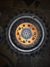 Ktm 65 sx rear wheel, goldentyre sand tyre and mbo rear sprocket 2008