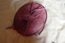 Dusky Pink fascinator - see listing