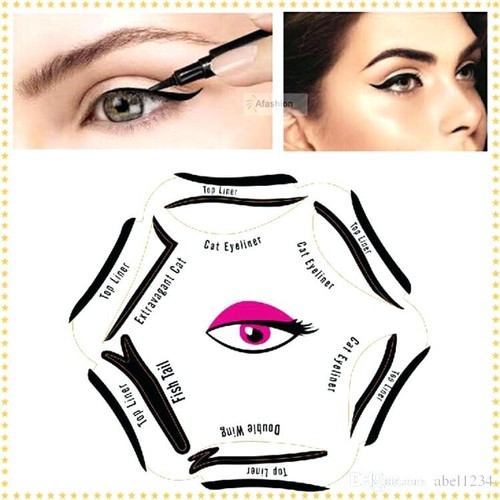 Eyeliner stencil 1 set - 6,