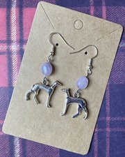 Greyhound Whippet Earrings |