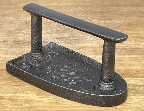 Antique vintage cast iron n - cast,