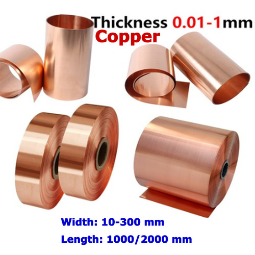 Pure copper cu - cu, thin