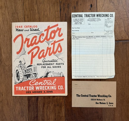 Vintage central tractor - tractor, parts