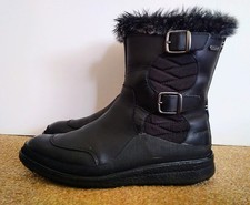 MERRELL Select Dry faux fur lined boots. UK 6.5. EU 40. Black. See description