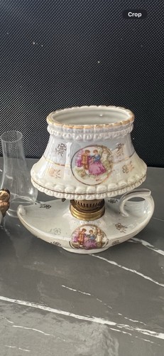Antique miniature oil - antique,