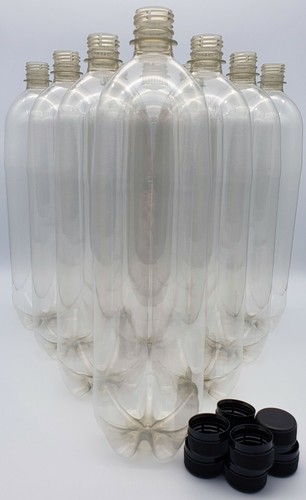 Clear plastic 1500ml pet - pet, screw