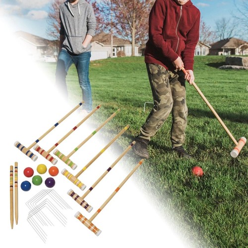 Lawn croquet game - lawn, set