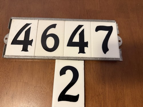 Vintage house address four - vintage,