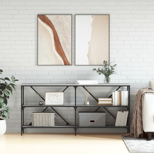 Vidaxl console table grey - table,