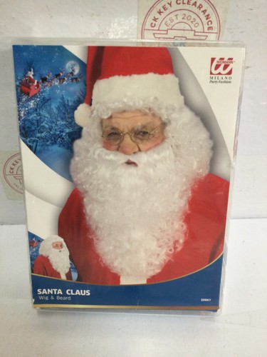 Santa claus beard deluxe wig - claus, /beard