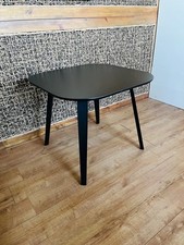John Lewis ANYDAY Anton 4 Seater Dining Table, Black R:2