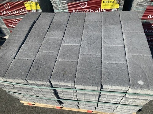 Block paving marshalls argent - paving,