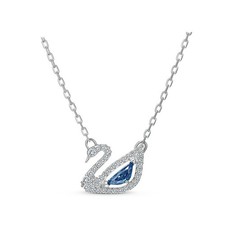 Swarovski Swan Blue Necklace