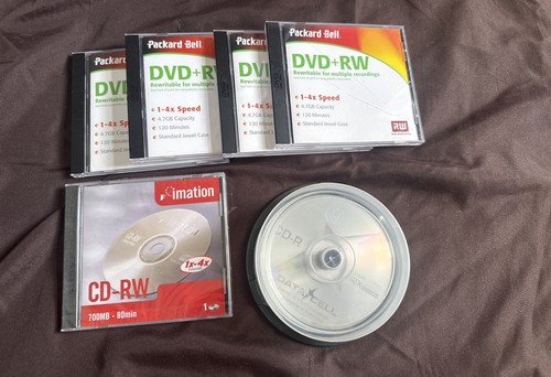 Dvd discs blank - dvd+rw,