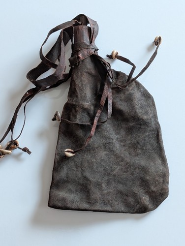 Antique african leather - antique,