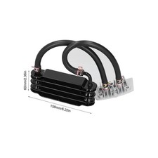 ⁺Aluminum Motorcycle Engine Oil Cooler For Scooter Dirt Pit Bike 125CC‑250CC