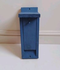 Blue Wooden Bat Nesting Box