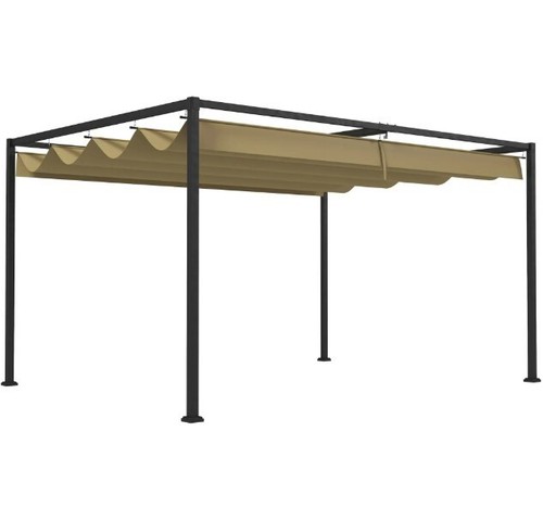 Metal outdoor pergola with - outdoor,
