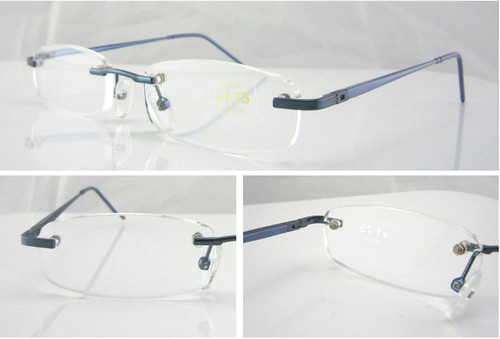 Rimless reading glasses - rimless,