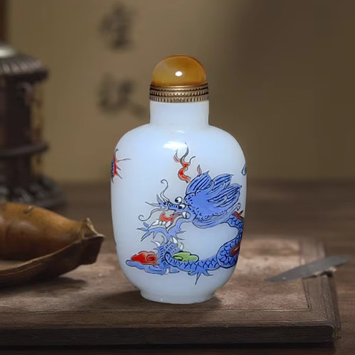 Chinese colored old glaze hand - chinese,
