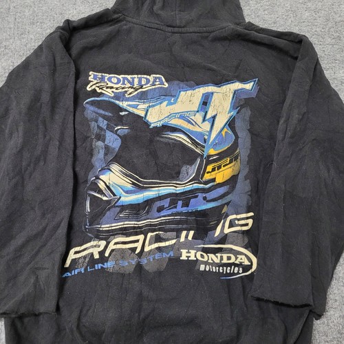Honda hoodie mens size black - l,