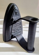 Rare Antique Vintage Silvester's Patent N.2 Salter Cast Iron Flat Iron